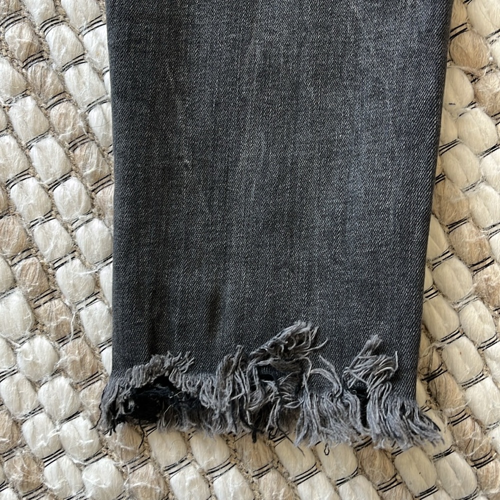 Gap Black Frayed Hem Jeans - Picture 6 of 7